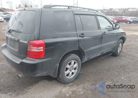 2001 Toyota Highlander V6 из США, поврежденный, VIN JTEHF21A110037074